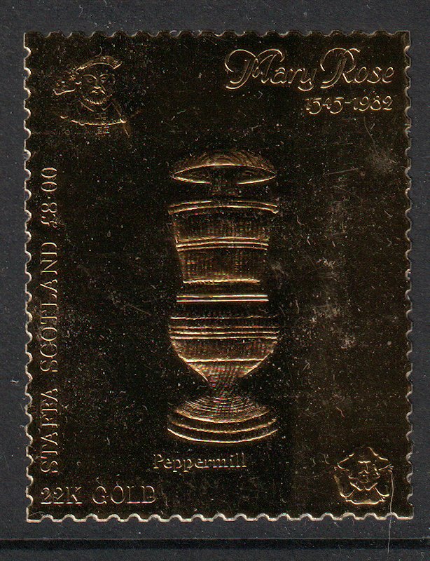 GB Locals - 1982 Staffa - Mary Rose - Peppermill - J&P Cat Ref. #1552 - MNH
