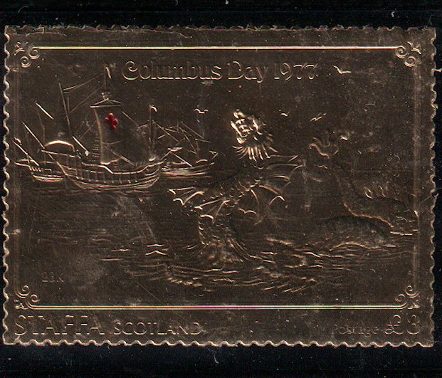 GB Locals - 1977 Staffa - Columbus Day J&P Cat Ref. # 636 - MNH