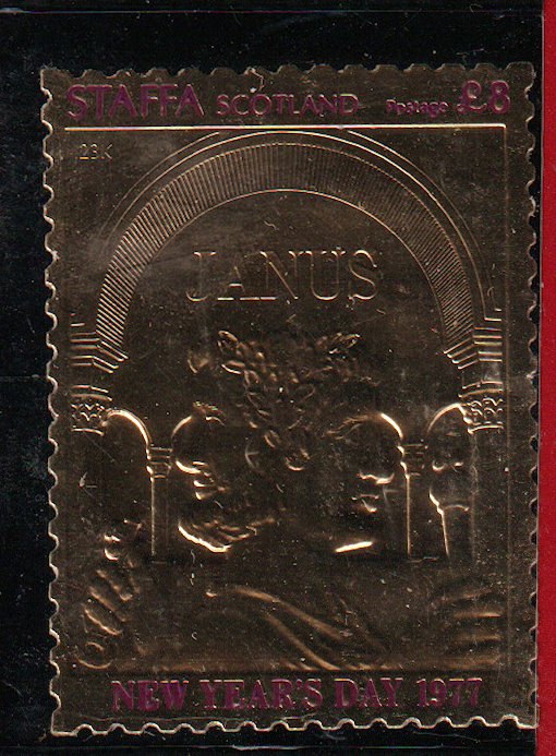 GB Locals - 1977 Staffa - New Year's Day J&P Cat Ref. # 456 - MNH