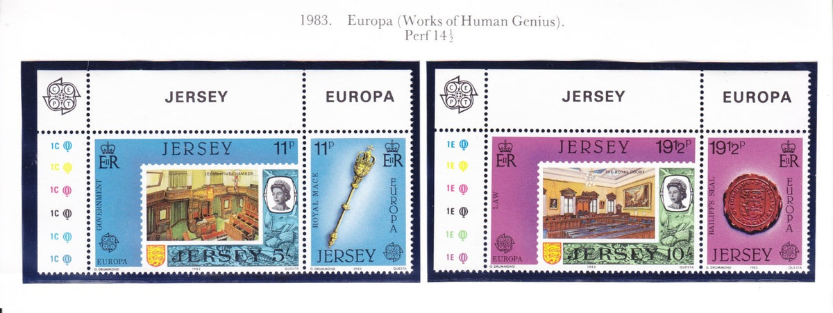 Jersey 1983 - EUROPA - SG 310-313 - MNH