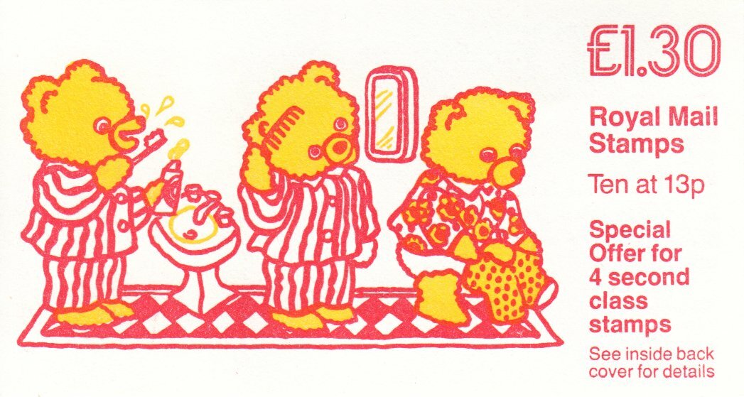 GB 1987 - Books for Children - Folded Stamp Booklet - SG-FL7a