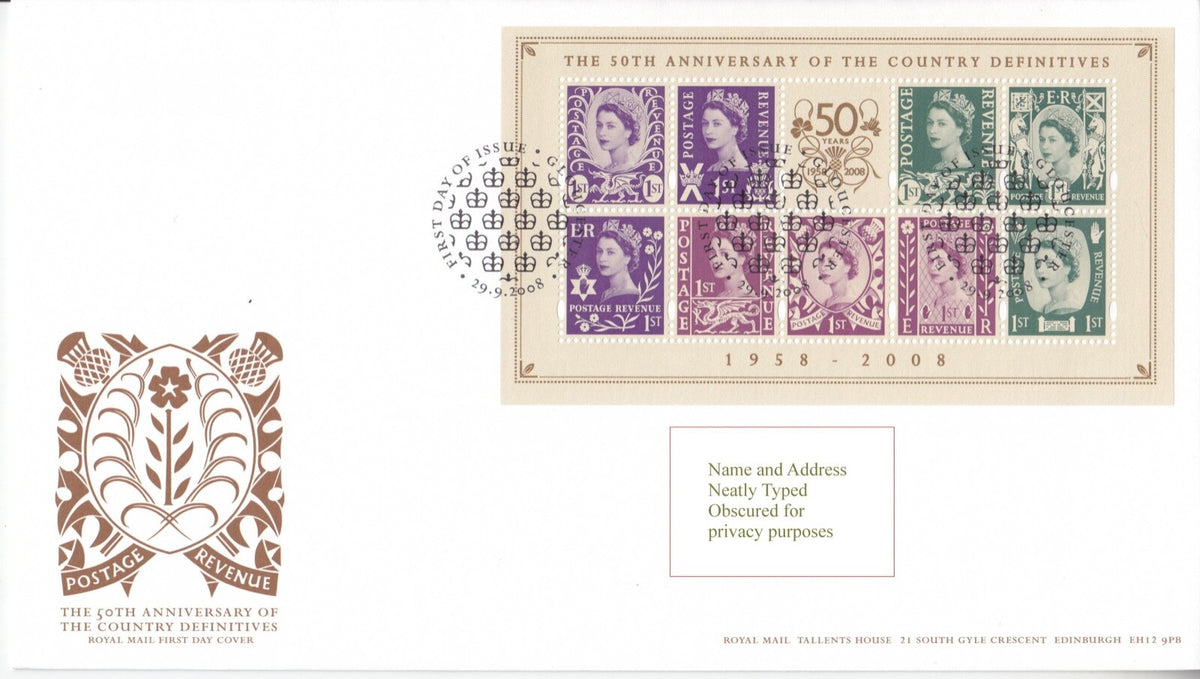GB 2003 - Wilding Definitives Collection II - Mini Sheet - FDC