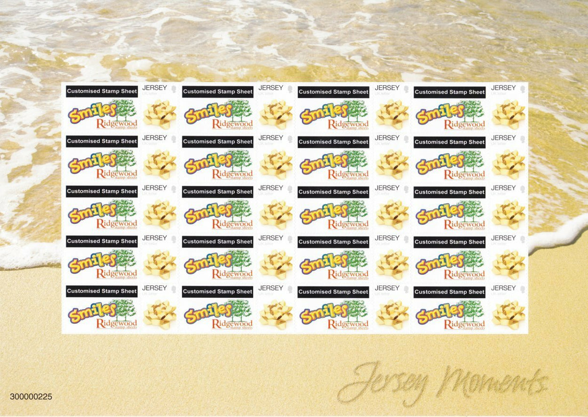 Jersey 2012 - Personalised Stamp Sheet JPS-03 - Rare MNH