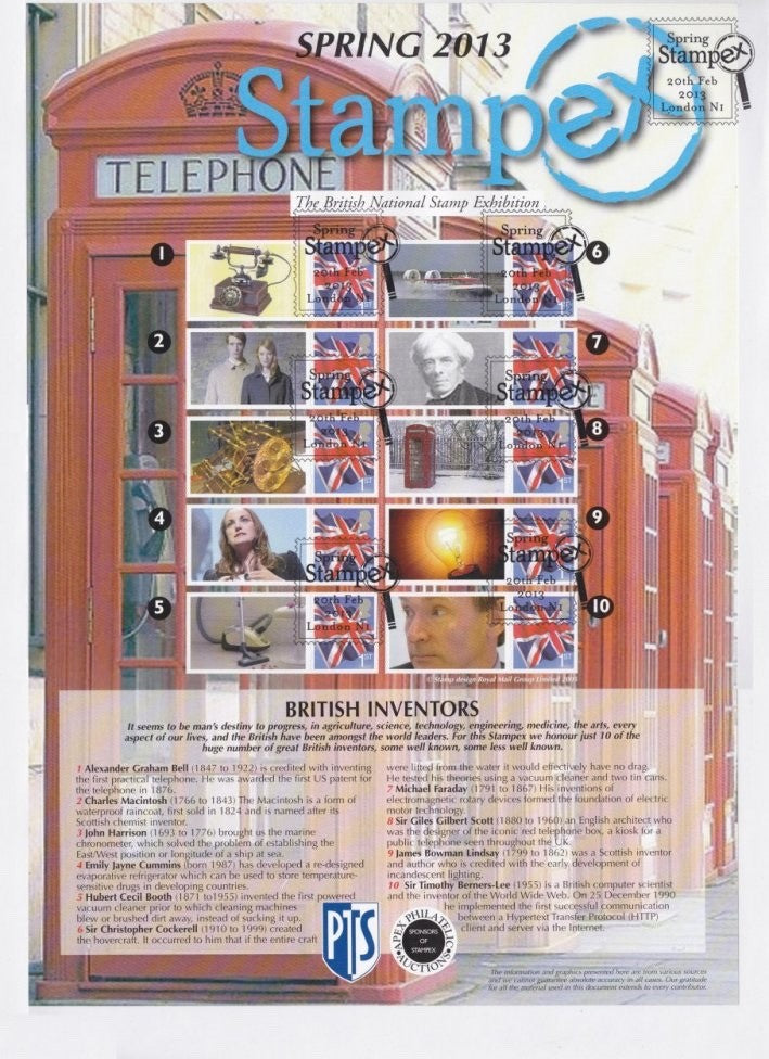 STAMPEX A4 Smilers stamp sheet FDCs - Multiple Choice from Dropdown Menu