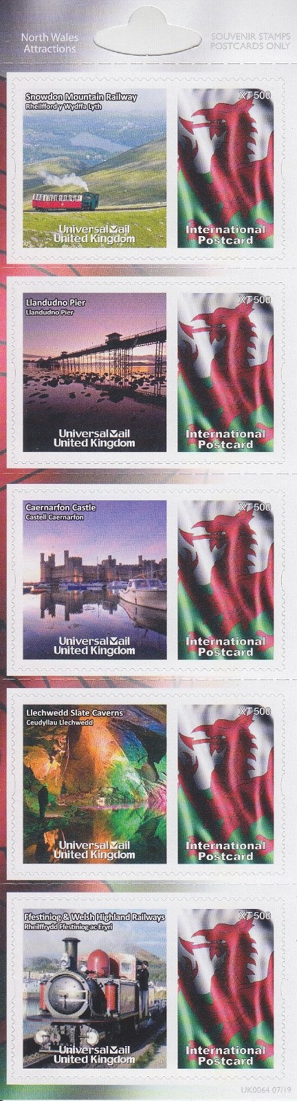 GB Universal Mail Tourist Stamps - buy one or more from the drop down menu!!