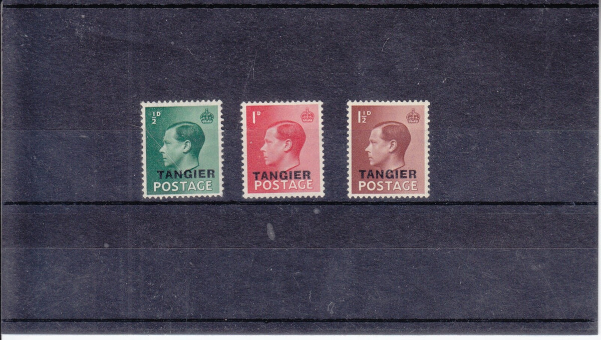 GB 1936 - Kind Edward VIII definitive set - Tangier o/p MH