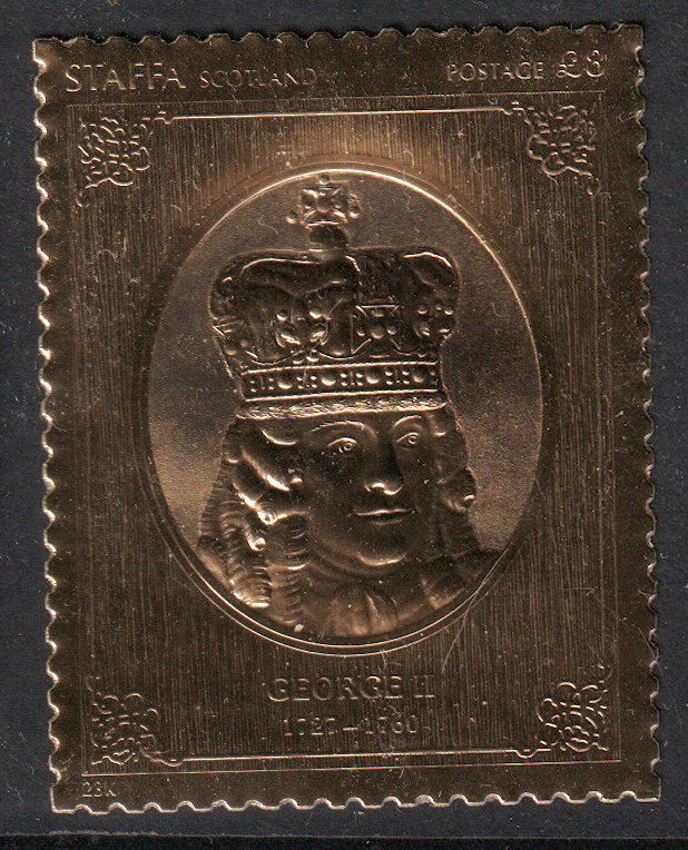GB Locals - 1982 Staffa - Queen's Silver Jubilee (George II)  - J&P Cat Ref. #555 - MNH