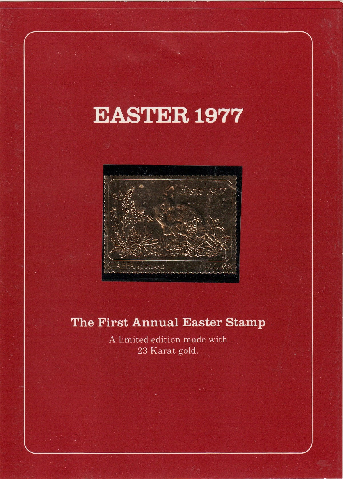 GB Locals - 1977 Staffa - Easter J&P Cat Ref. # 501 - MNH