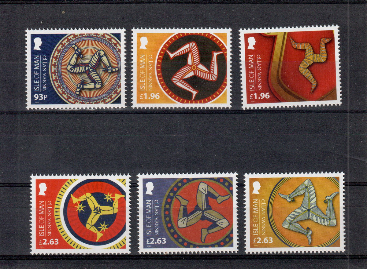 Isle of Man 2026 - The Triskelion Collection II -  MNH Set