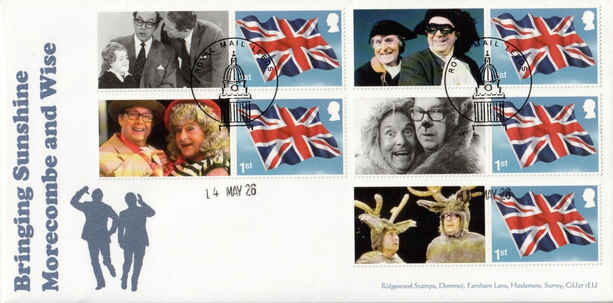 GB 2026 - Morecambe and Wise Collector/Smilers Sheet FDCs (2) - GS188