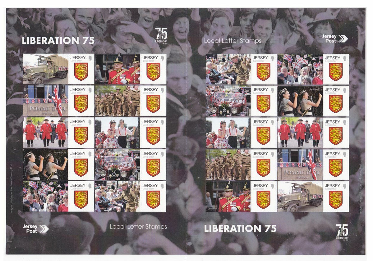Jersey 2020 - 75 Anniv. Liberation - Smilers / Commemorative Stamp Sheet JCS-046