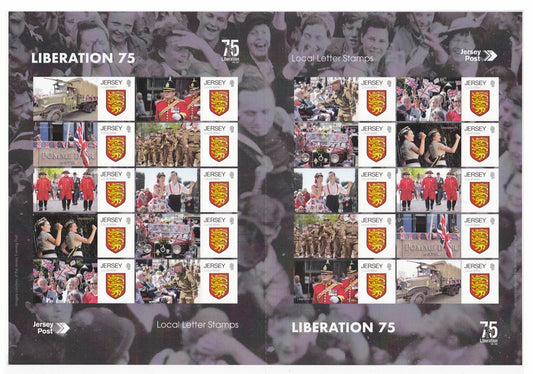 Jersey 2020 - 75 Anniv. Liberation - Smilers / Commemorative Stamp Sheet JCS-046