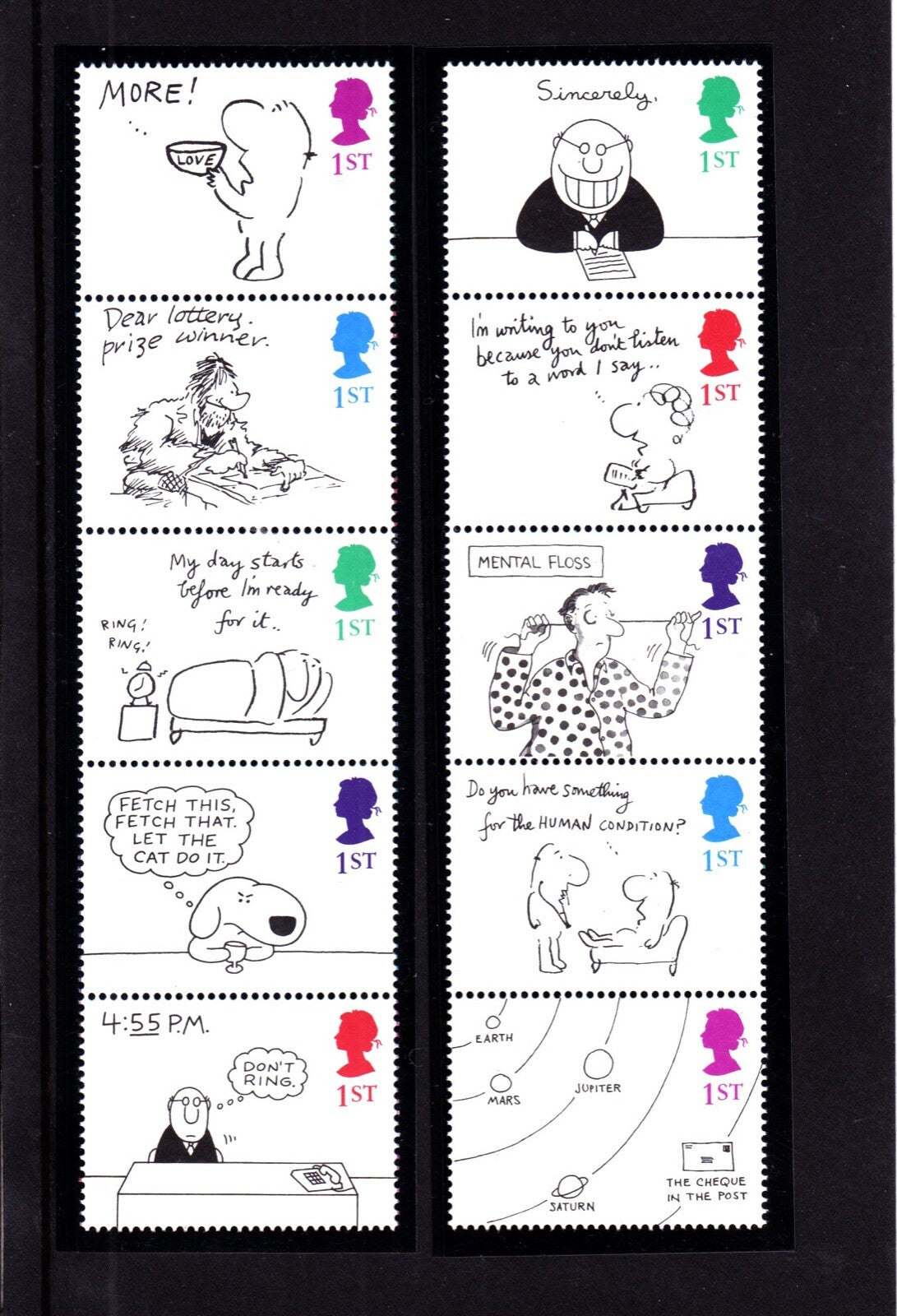GB 2001 - Greetings Cartoons  Smilers (Litho Questa) Ex-LS6 - MNH