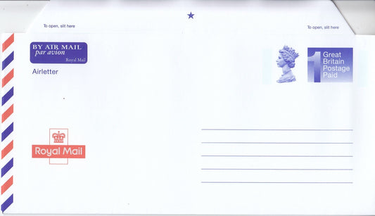 GB 2006 - Large Format 1st PPI Type 2 Aerogramme with * - Mint - H&G Ref: FG204a