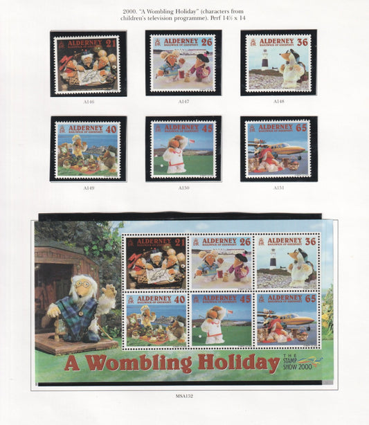 Alderney 2000 - A Wombling Holiday - Alderney Tourism - MNH