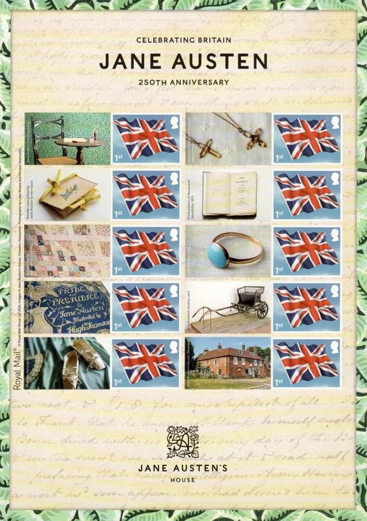 GB 2025 - Celebrating Britain - Jane Austin Smilers/Collector  Sheet - GS182