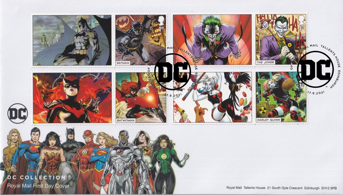 GB 2021 DC Collection - Smilers/Collector Sheet FDC's x 3