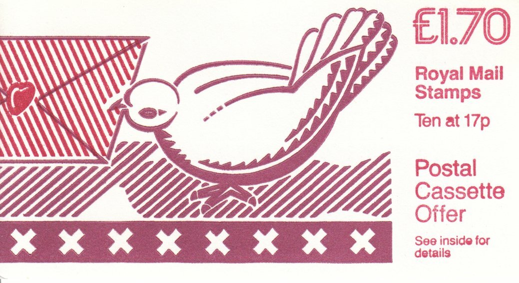 1984 - Social Letter Writing - Folded Stamp Booklet - SG-FT1a
