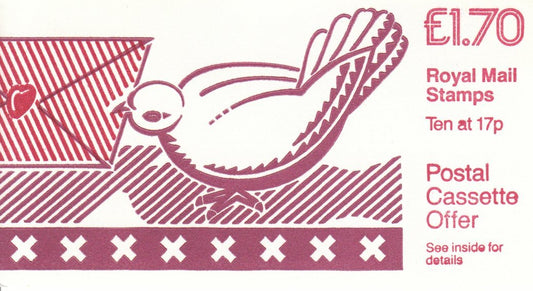 1984 - Social Letter Writing - Folded Stamp Booklet - SG-FT1a