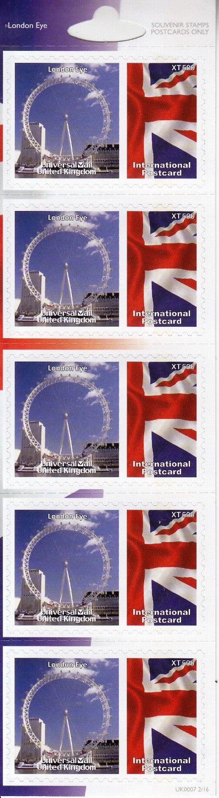 GB Universal Mail Tourist Stamps - buy one or more from the drop down menu!!
