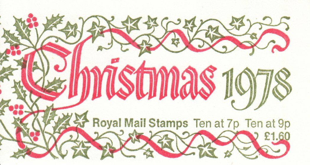GB 1978 - Christmas Greetings - Folded Stamp Booklet - SG-FX1