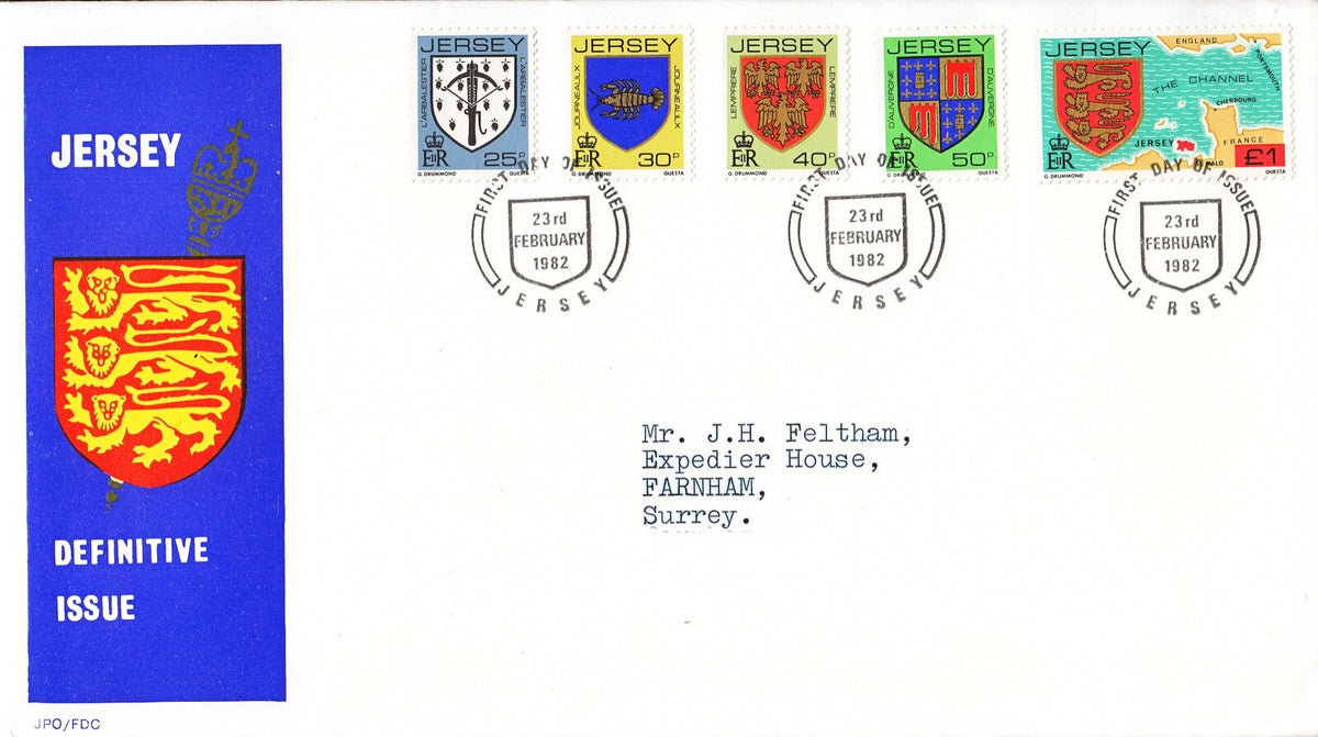 Jersey 1981 - Definitive Issue FDC - SG2568-SG-273