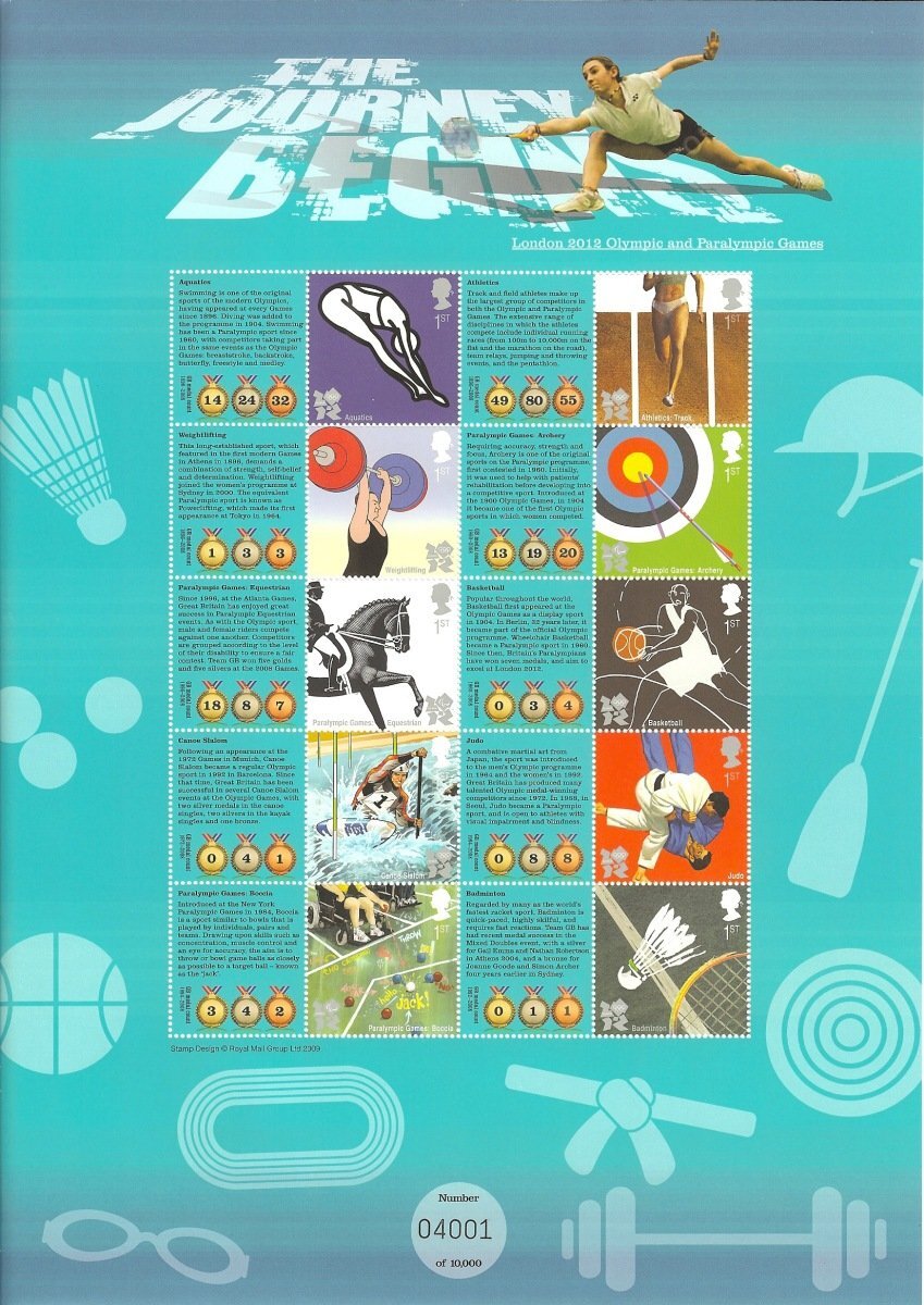 GB CSS1 - CSS38 Commemorative Sheets - Multiple Choice Listing Use Drop Down Box