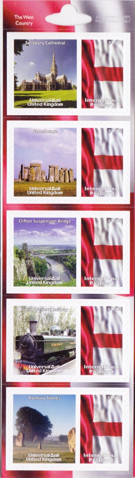 GB Universal Mail Tourist Stamps - buy one or more from the drop down menu!!