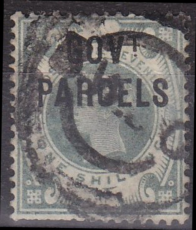 GB QVI - SG O68 - Govt Parcels  OFFICIAL 1s Dull Green - Spacefiller