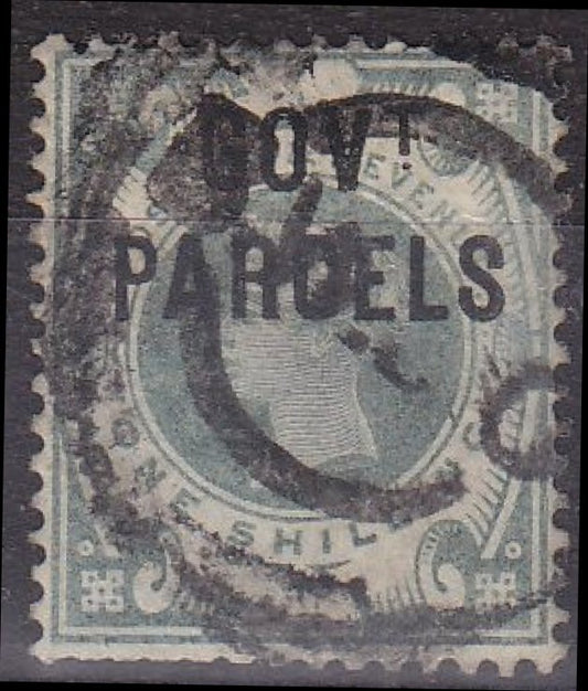 GB QVI - SG O68 - Govt Parcels  OFFICIAL 1s Dull Green - Spacefiller