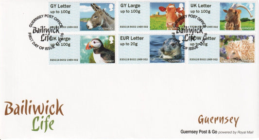 2016 Guernsey - Post & Go - Guernsey Bailiwick Life - FDC