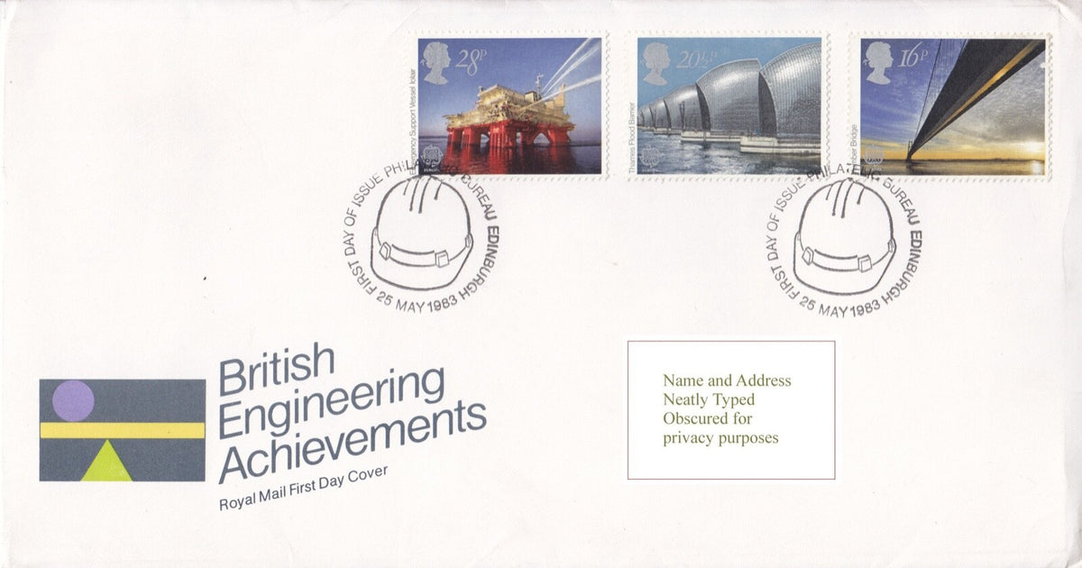 GB 1983 - British Engineering Achievements- Royal Mail FDC