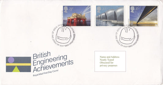 GB 1983 - British Engineering Achievements- Royal Mail FDC