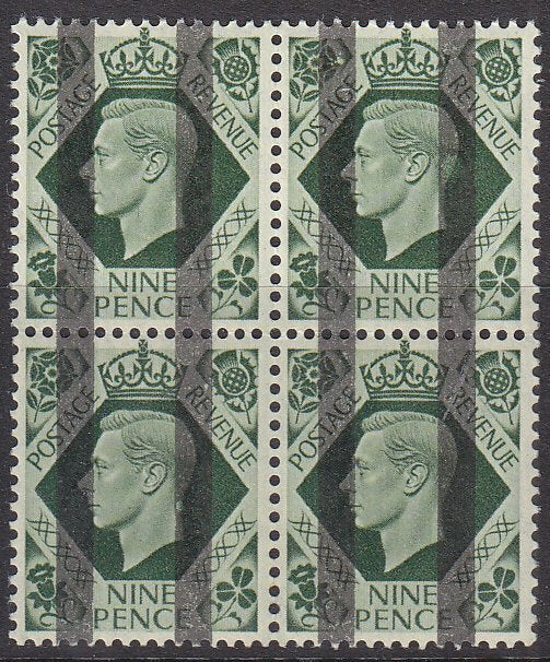 GB 1939 - PO Training Stamps - SG-473 Block of 4