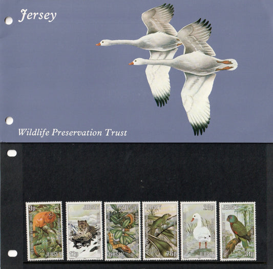 Jersey 1984  - Jersey Wildlife Preservation Trust IV,  Presentation Pack