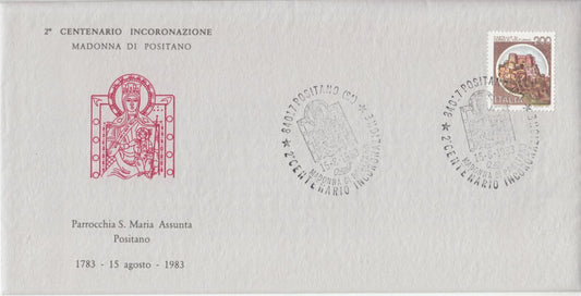 Italy 1983 - Madonna Di Positano - First Day of Issue Cover