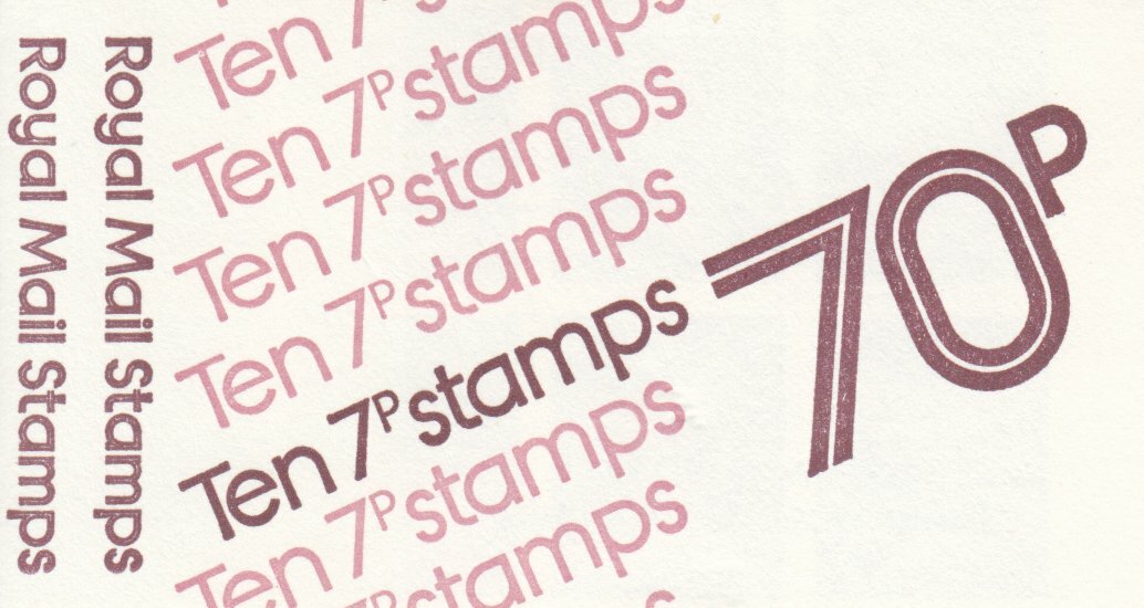 GB 1977 - Ten x 7p- Folded Stamp Booklet - SG-FD1a