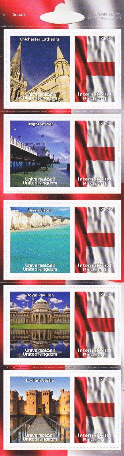 GB Universal Mail Tourist Stamps - buy one or more from the drop down menu!!