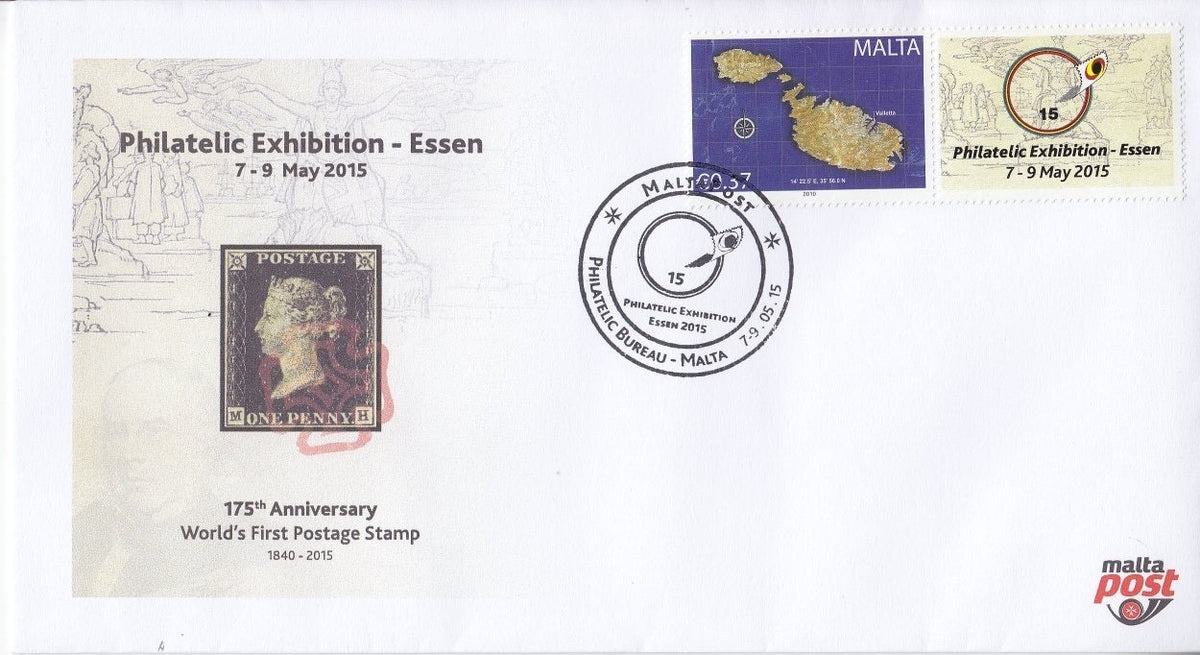 Malta 2015 - Personalised Commemorative FDC - Essen 2015