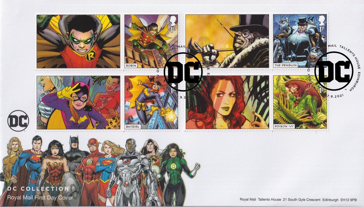 GB 2021 DC Collection - Smilers/Collector Sheet FDC's x 3