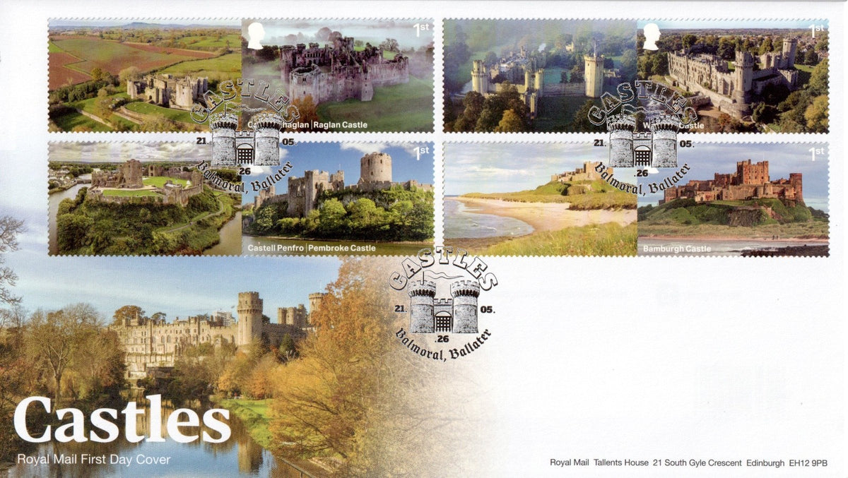 GB 2026 - Castles Collector Sheet FDCs (2)