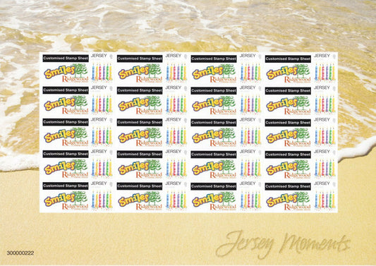 Jersey 2012 - Personalised Stamp Sheet JPS-02 - Rare MNH