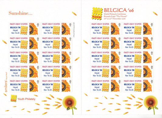 GB 2006 - Beligica 2006 - Themed Smilers with additional print to border TS-050a