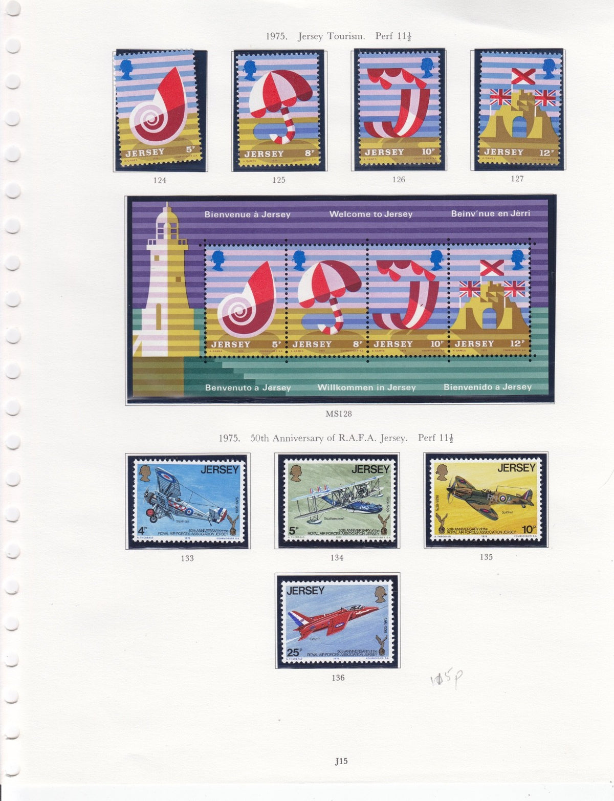 Jersey Discount Postage 10% Face Value - full and part sets MNH