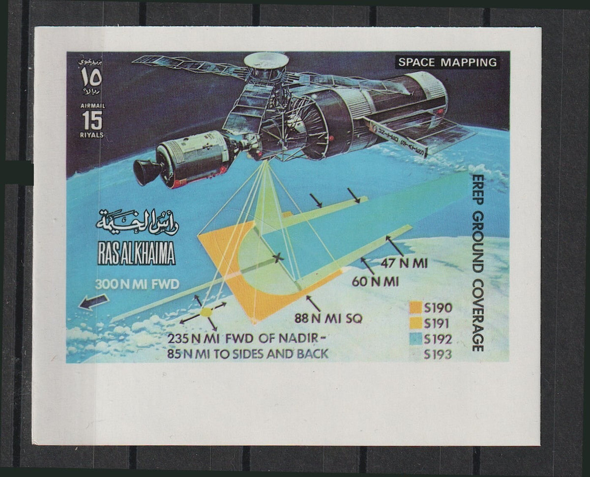 1972  Ras Al Khaima - Skylab Programme - Mi-852B - Imperf. - MNH