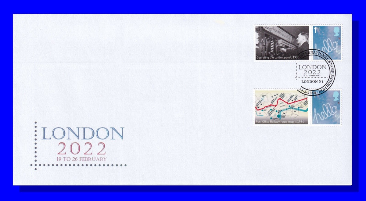 GB 2022 - London 2022 Exhibition Sheet - Smilers FDC