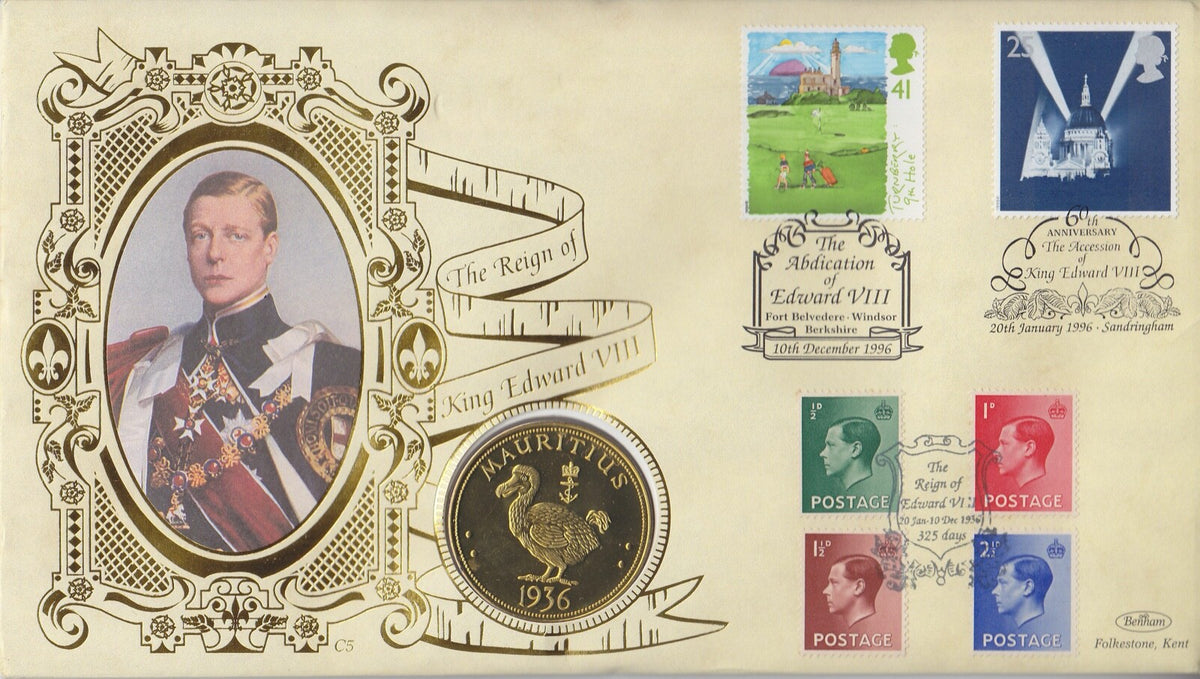 GB 1996 - Limited Edition King Edward VIII PNC Cover - Benham Covers