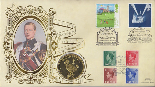 GB 1996 - Limited Edition King Edward VIII PNC Cover - Benham Covers