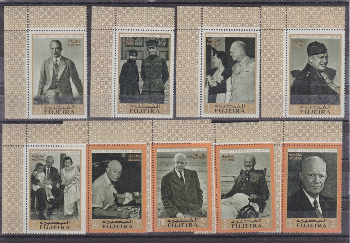 Fujeira 1969 - Dwight D. Eisenhower, 1890-1969 - MNH