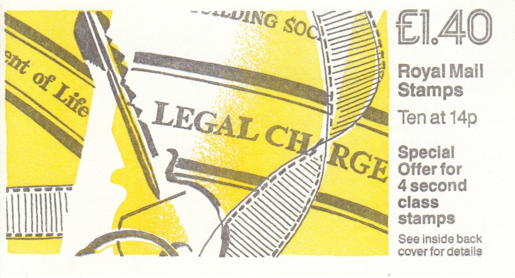 GB 1987 - Pocket Planner - Folded Stamp Booklet - SG-FM5b
